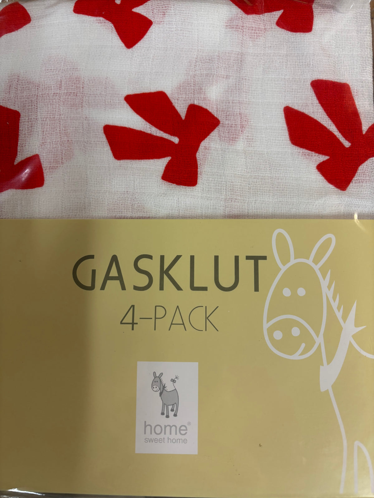 SLØYFE Gasklut 4 pk